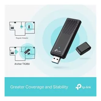 Karta sieciowa WiFi USB TP-Link Archer TX20U - AX1800 Karta sieciowa WiFi USB TP-Link Archer TX20U - AX1800