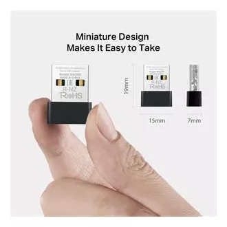 MERCUSYS MA20N - Bezprzewodowa dwupasmowa karta sieciowa AC650 USB Nano