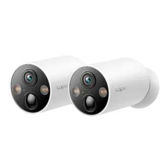 TP-Link Tapo C425(2-pack) - Zestaw zewnętrznych kamer IP, zasilanie bateryjne, WiFi, 4MP ( 2560 x 1440 px ) 150°, ONVIF Starlight