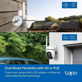 TP-Link Tapo C501GW - Zewnętrzna kamera obrotowa 4G LTE, LTE/LAN, 2 MP (1920x1080) 122°, ONVIF