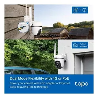 TP-Link Tapo C501GW - Zewnętrzna kamera obrotowa 4G LTE, LTE/LAN, 2 MP (1920x1080) 122°, ONVIF
