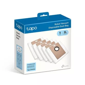 TP-Link Tapo RVA202 Jednorazowy worek na kurz do odkurzacza automatycznego Tapo (5 szt.) TP-Link Tapo RVA202 Jednorazowy worek na kurz do odkurzacza automatycznego Tapo (5 szt.)