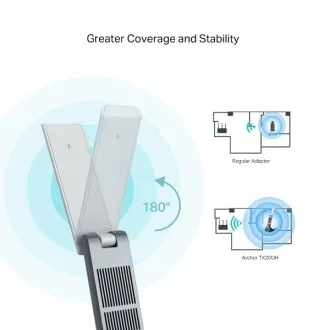 TP-Link Archer TX20UH - Bezprzewodowa karta sieciowa USB AX1800 o wysokim wzmocnieniu TP-Link Archer TX20UH - Bezprzewodowa karta sieciowa USB AX1800 o wysokim wzmocnieniu