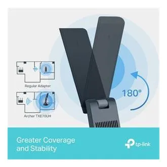 TP-Link Archer TBE400U Plus – bezprzewodowy adapter Wi-Fi 7 z portem USB i anteną o wysokim zysku TP-Link Archer TBE400U Plus – bezprzewodowy adapter Wi-Fi 7 z portem USB i anteną o wysokim zysku