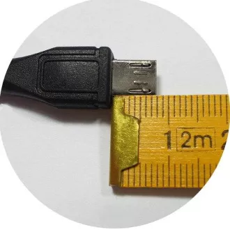 Kabel micro USB 2.0, A-B 1,8 m z dłuższym złączem Kabel micro USB 2.0, A-B 1,8 m z dłuższym złączem