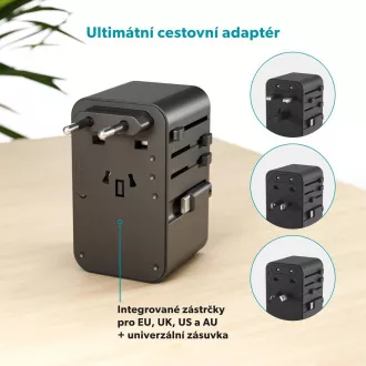 Adapter podróżny Epico UltraBoost GaN 70W EU70