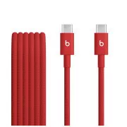 Opleciony kabel Beats USB-C / USB-C (1,5 m) - Rapid Red