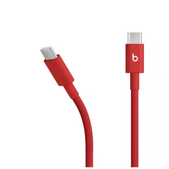 Opleciony kabel Beats USB-C / USB-C (1,5 m) - Rapid Red