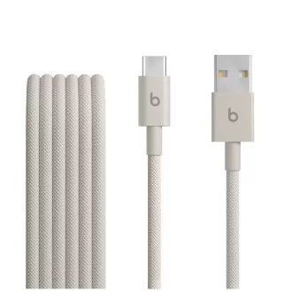 Opleciony kabel Beats USB-A/USB-C (1,5 m) - Surge Stone Opleciony kabel Beats USB-A/USB-C (1,5 m) - Surge Stone