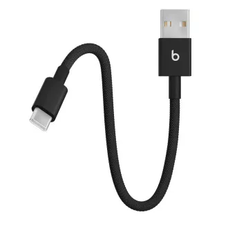 Opleciony kabel Beats USB-A / USB-C (20 cm) - Bolt Black