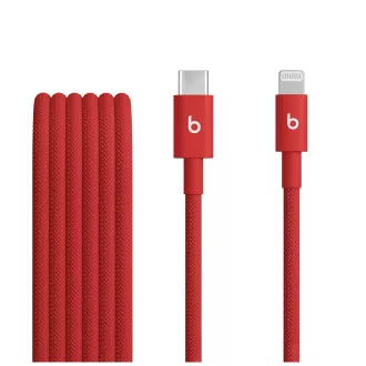 Beats USB-C/Lightning Woven Cable (1,5 m)-Rapid Red