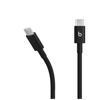 Opleciony kabel Beats USB-C / USB-C (1,5 m) - czarny (2 szt.)