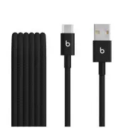 Opleciony kabel Beats USB-A / USB-C (1,5 m) - czarny (2 szt.)