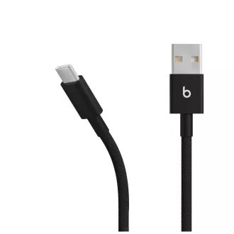 Opleciony kabel Beats USB-A / USB-C (1,5 m) - czarny (2 szt.)