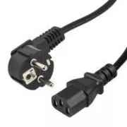 Kabel zasilający PC do zasilacza AC 3-żyłowy 230V - 1m