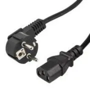Kabel zasilający PC do zasilacza AC 3-żyłowy 230V - 1m
