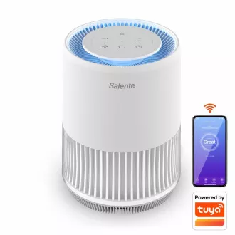 Salente MaxClean, inteligentny oczyszczacz powietrza, WiFi Tuya SmartLife, biały Salente MaxClean, inteligentny oczyszczacz powietrza, WiFi Tuya SmartLife, biały