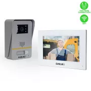 EVOLVEO DoorPhone AP1-2, przewodowy wideotelefon z aplikacją, biały