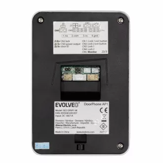 EVOLVEO DoorPhone AP1-2, przewodowy wideotelefon z aplikacją, biały