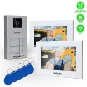 EVOLVEO DoorPhone AP2-2 wideodomofon przewodowy dla dwóch mieszkań z aplikacją, biały