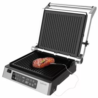 Grill kontaktowy Salente FlamePro z zewnętrznym czujnikiem temperatury