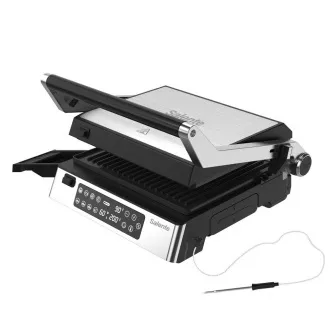 Grill kontaktowy Salente FlamePro z zewnętrznym czujnikiem temperatury
