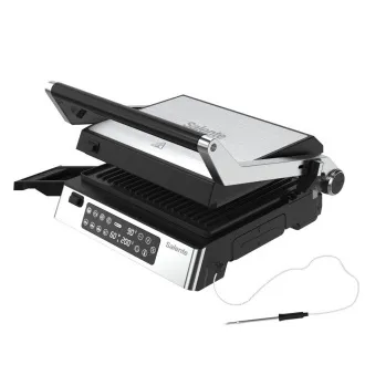 Grill kontaktowy Salente FlamePro z zewnętrznym czujnikiem temperatury - Używany Grill kontaktowy Salente FlamePro z zewnętrznym czujnikiem temperatury - Używany