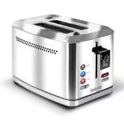 Toster Salente ToastMax z cyfrowym wyświetlaczem, stal nierdzewna