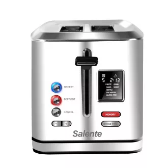 Toster Salente ToastMax z cyfrowym wyświetlaczem, stal nierdzewna Toster Salente ToastMax z cyfrowym wyświetlaczem, stal nierdzewna