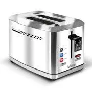 Toster Salente ToastMax z cyfrowym wyświetlaczem, stal nierdzewna