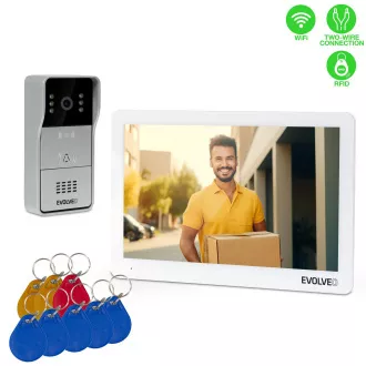 EVOLVEO DoorPhone 10-2W - 2-przewodowy wideotelefon z 32 GB pamięci na aplikacje
