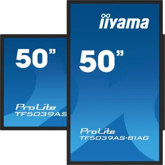50-calowy monitor iiyama TF5039AS-B1AG: VA, 4K, Android