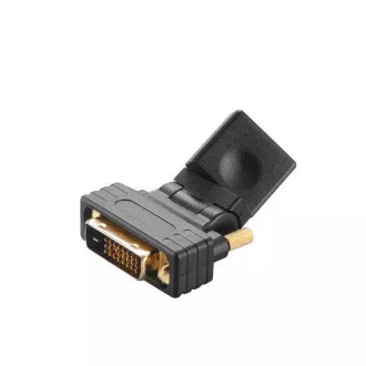 AKASA - Adapter kątowy DVI-D do HDMI