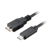 AKASA - Adapter USB 3.1 typu C do Micro B - 100 cm