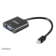 AKASA - przejściówka miniDP na VGA - 20 cm