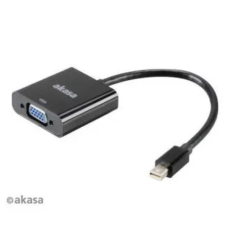AKASA - przejściówka miniDP na VGA - 20 cm AKASA - przejściówka miniDP na VGA - 20 cm