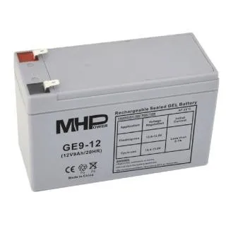 MHPower GE9-12 Akumulator żelowy 12V/9Ah, Faston F2 - 6,3mm, Deep Cycle MHPower GE9-12 Akumulator żelowy 12V/9Ah, Faston F2 - 6,3mm, Deep Cycle