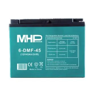 MHPower 6-DMF-45 Żelowy akumulator trakcyjny 12 V/45 Ah, zaciski D3 – M6, Deep Cycle MHPower 6-DMF-45 Żelowy akumulator trakcyjny 12 V/45 Ah, zaciski D3 – M6, Deep Cycle