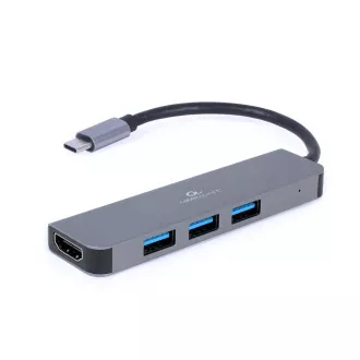 Wieloportowy hub Gembird USB-C 2w1   HDMI