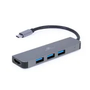 Wieloportowy hub Gembird USB-C 2w1   HDMI