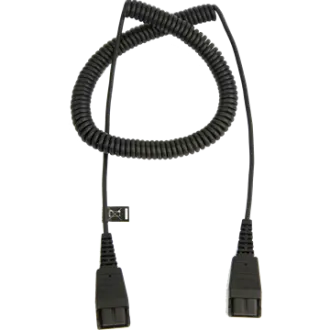 Przedłużacz Jabra, QD-QD, 0,5-2 m, zwijany