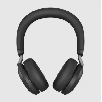 Jabra Evolve2 75/Stereo/ANC/USB-C/BT/bezprzewodowy/stojak/beżowy