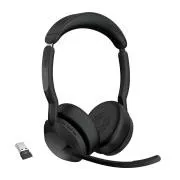 Jabra Evolve2 55/Stereo/ANC/USB/BT-USB/bezprzewodowy/MS/czarny