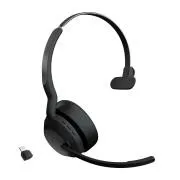 Jabra Evolve2 55/Mono/ANC/USB-C/BT-USB/bezprzewodowe/MS/czarny