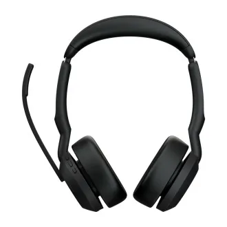 Jabra Evolve2 55/Stereo/ANC/USB-C/BT-USB/bezprzewodowy/stojak/czarny