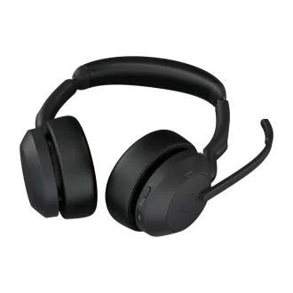 Jabra Evolve2 55/Stereo/ANC/USB-C/BT-USB/bezprzewodowy/stojak/czarny