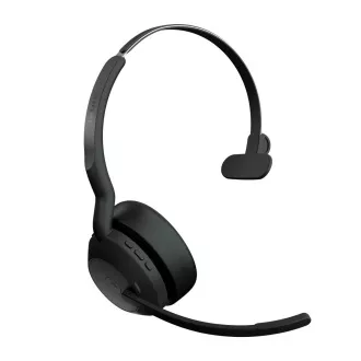 Jabra Evolve2 55/Mono/ANC/USB/BT-USB/bezprzewodowe/MS/stojak/czarny