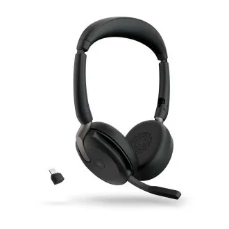 Jabra Evolve2 65 Flex/Stereo/ANC/USB-C/BT-USB/Wireless/MS/Black Jabra Evolve2 65 Flex/Stereo/ANC/USB-C/BT-USB/Wireless/MS/Black