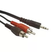 GEMBIRD kabel minijack 3,5mm - 2x RCA M/M 2,5m
