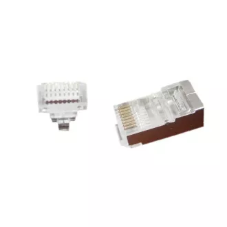 GEMBIRD Uniwersalna przelotowa wtyczka modułowa FTP 8P8C, 10 szt. GEMBIRD Uniwersalna przelotowa wtyczka modułowa FTP 8P8C, 10 szt.